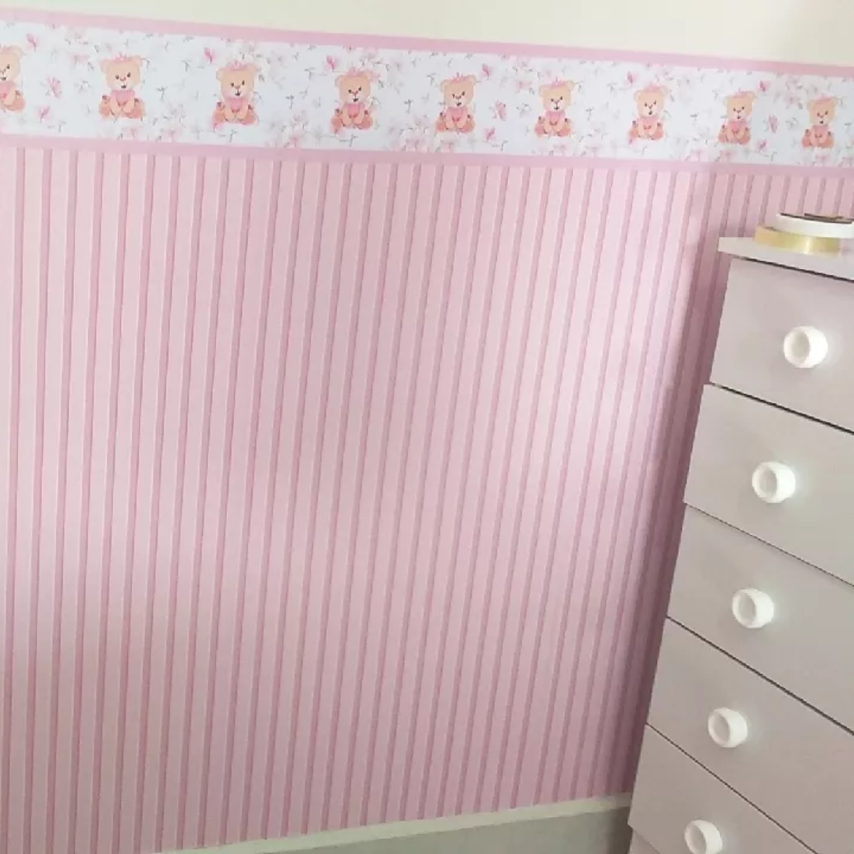 Papel de Parede Madeira Ripada Rosa