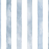 Papel de Parede Adesivo Listrado Aquarela Azul Escuro