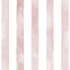 Papel de Parede Adesivo Listrado Aquarela Rosa Blush