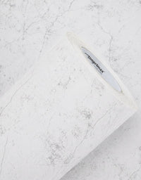 Adesivo para Piso Mármore Branco Marquina Matte