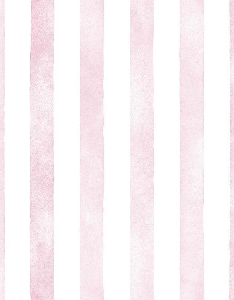 Papel de Parede Adesivo Listrado Aquarela Rosa