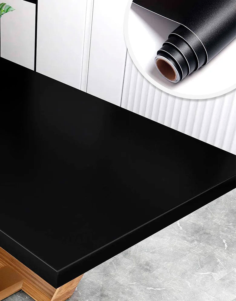 Adesivo para Mesa Preto Fosco