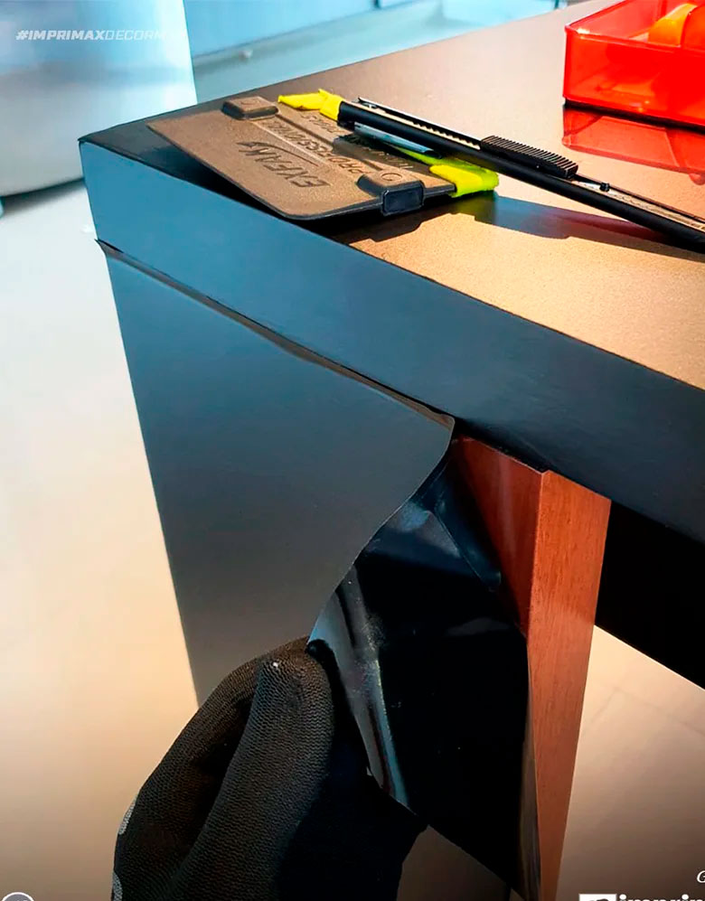 Adesivo para Mesa Preto Fosco