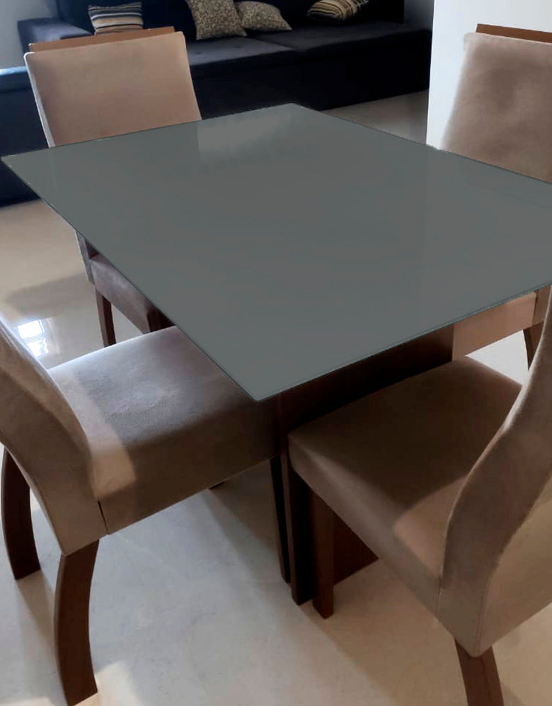Adesivo para Mesa Cinza Laca