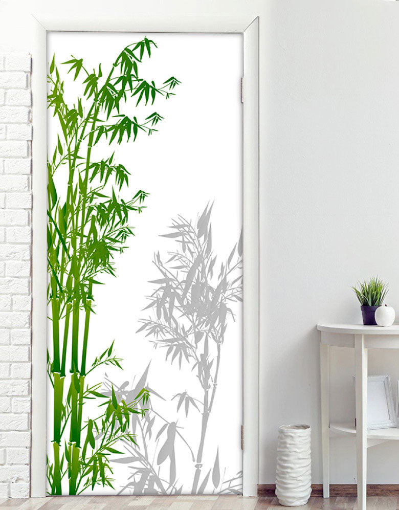 Adesivo para Porta Bambus