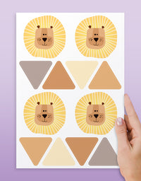 Cartela Adesiva Leãozinho