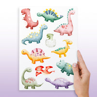 Cartela Adesiva Dinos Baby