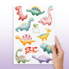 Cartela Adesiva Dinos Baby