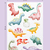 Cartela Adesiva Dinos Baby
