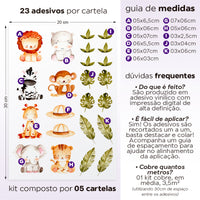 Cartela Adesiva Savana Baby