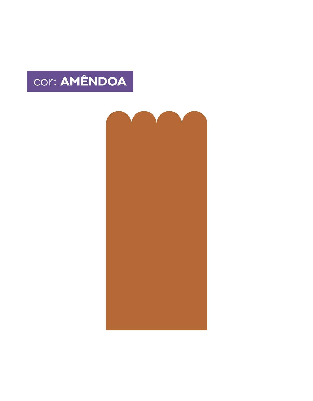 Papel de Parede Adesivo Meia Parede Cerquinha Amêndoa