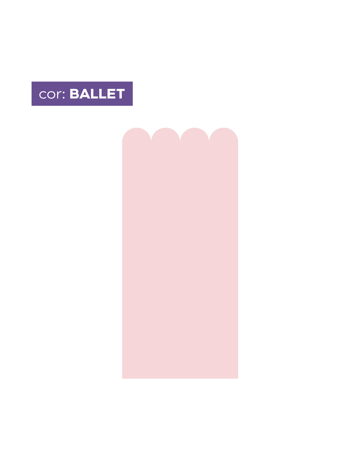 Papel de Parede Adesivo Meia Parede Cerquinha Ballet