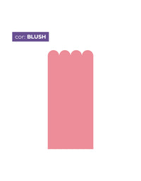 Papel de Parede Adesivo Meia Parede Cerquinha Blush
