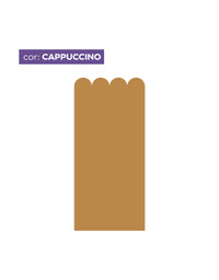 Papel de Parede Adesivo Meia Parede Cerquinha Cappuccino