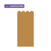 Papel de Parede Adesivo Meia Parede Cerquinha Cappuccino