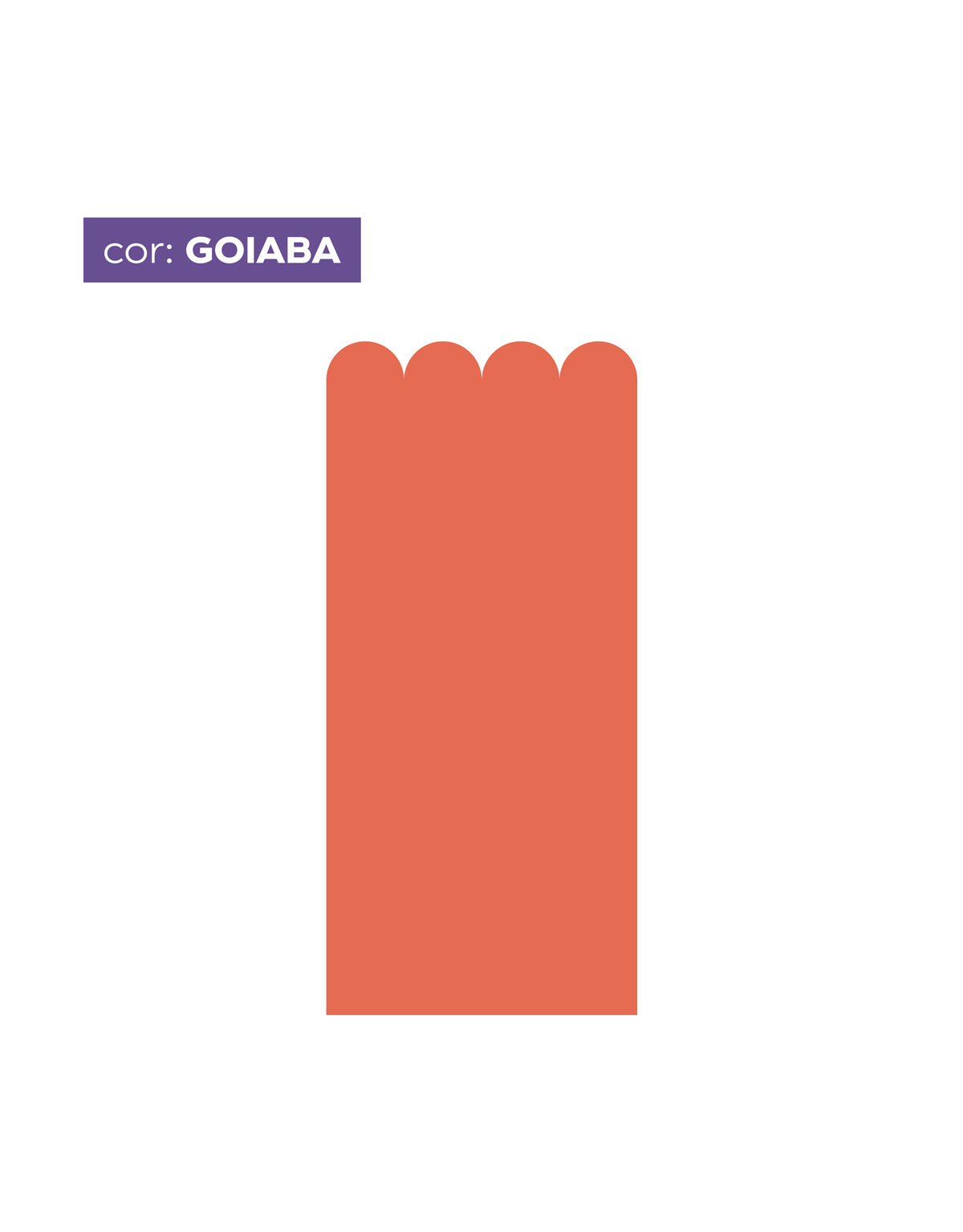 Papel de Parede Adesivo Meia Parede Cerquinha Goiaba