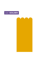 Papel de Parede Adesivo Meia Parede Cerquinha Golden