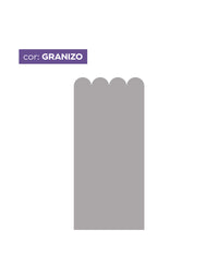 Papel de Parede Adesivo Meia Parede Cerquinha Granizo