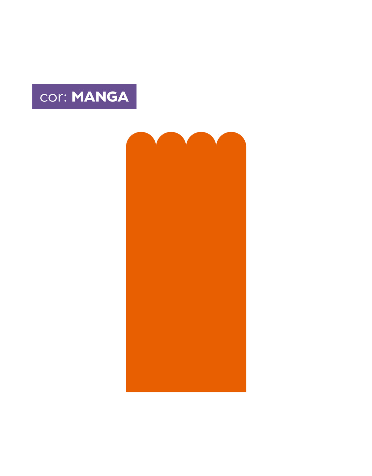 Papel de Parede Adesivo Meia Parede Cerquinha Manga
