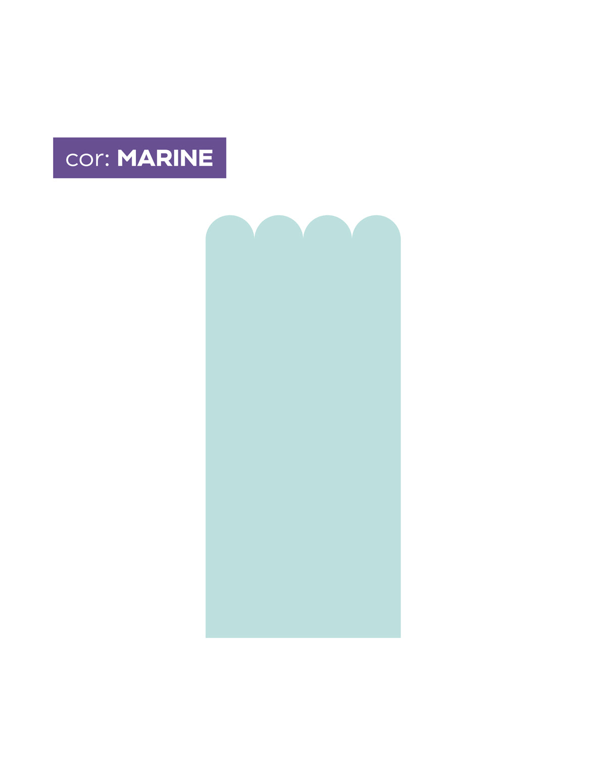 Papel de Parede Adesivo Meia Parede Cerquinha Marine