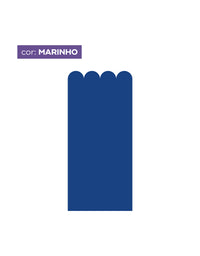 Papel de Parede Adesivo Meia Parede Cerquinha Marinho