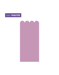 Papel de Parede Adesivo Meia Parede Cerquinha Mauve