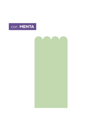 Papel de Parede Adesivo Meia Parede Cerquinha Menta