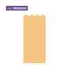 Papel de Parede Adesivo Meia Parede Cerquinha Pêssego