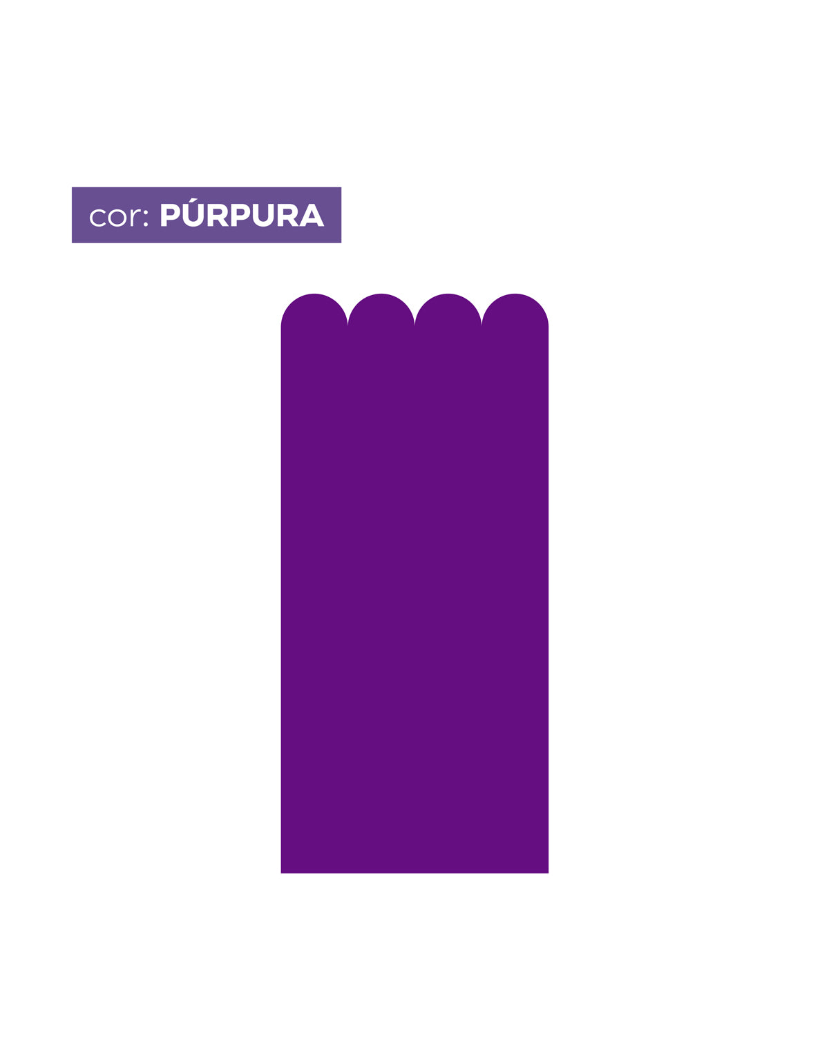 Papel de Parede Adesivo Meia Parede Cerquinha Púrpura