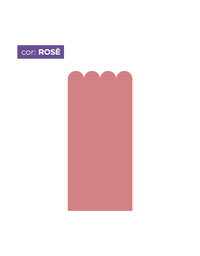Papel de Parede Adesivo Meia Parede Cerquinha Rosê