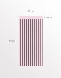 Papel de Parede Adesivo Meia Parede Ripado Quartzo
