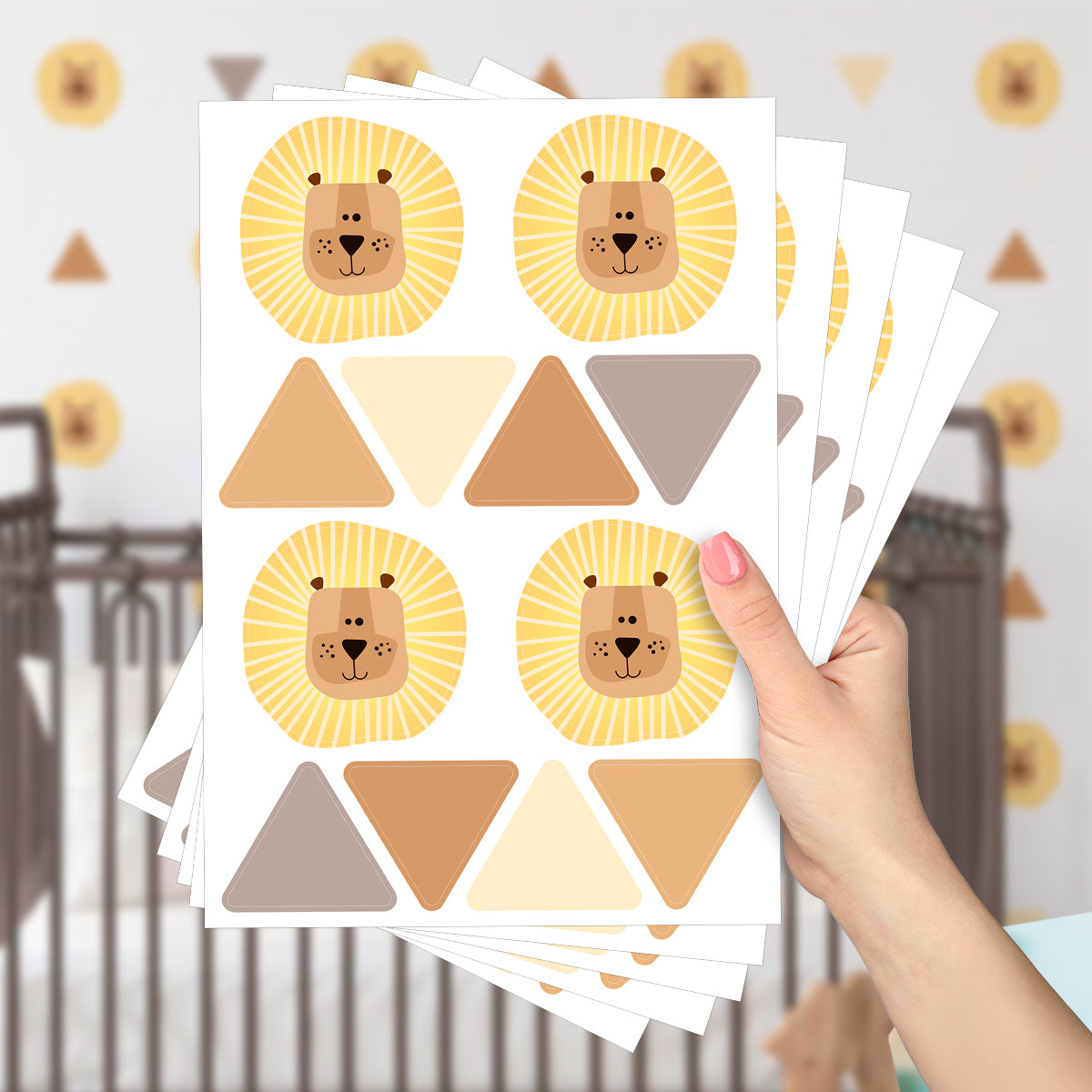 Cartela Adesiva Leãozinho