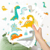 Cartela Adesiva Dinos Coloridos