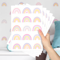 Cartela Adesiva Arco-Íris Candy