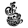 Adesivo Lettering Café