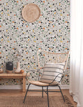 Papel de Parede Granilite Terrazo Esmeralda