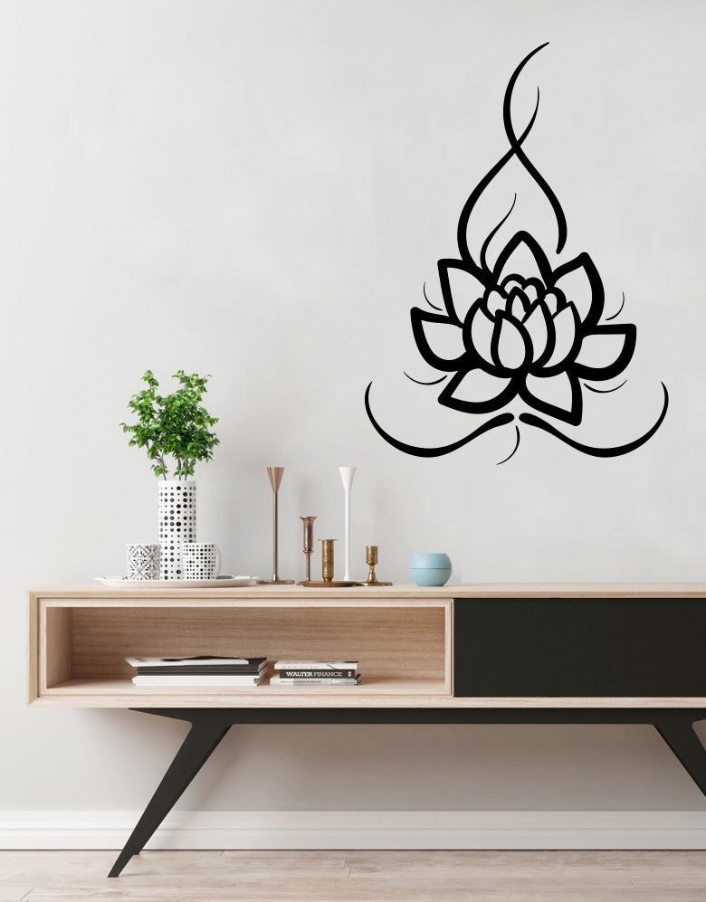 Adesivo Decorativo Flor de Lótus