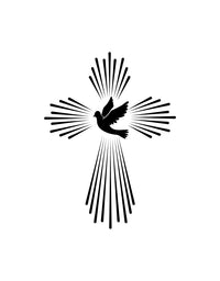 Adesivo Decorativo Cruz de Raios