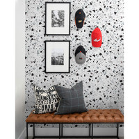 Papel de Parede Adesivo Terrazzo Granilite Rutilo