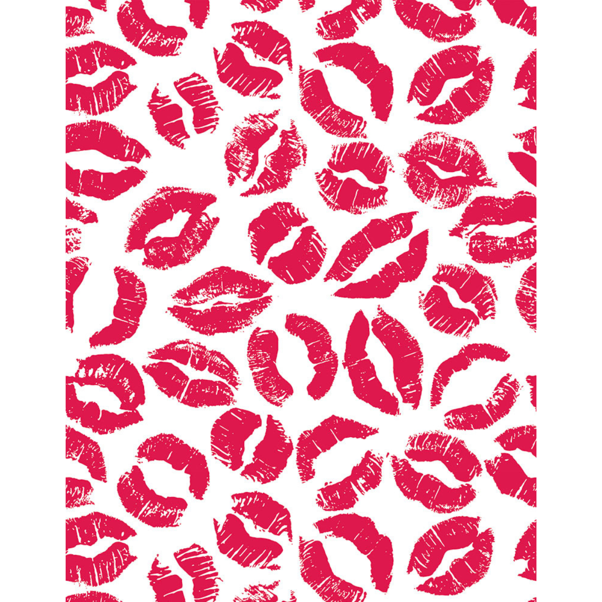 Papel de Parede Adesivo Batom Vermelho