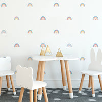 Cartela Adesiva Arco-Íris Colorido