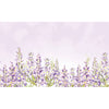 Painel Adesivo Meia Parede Flores Silvestres Lilás