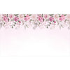 Painel Adesivo Meia Parede Floral Rosé