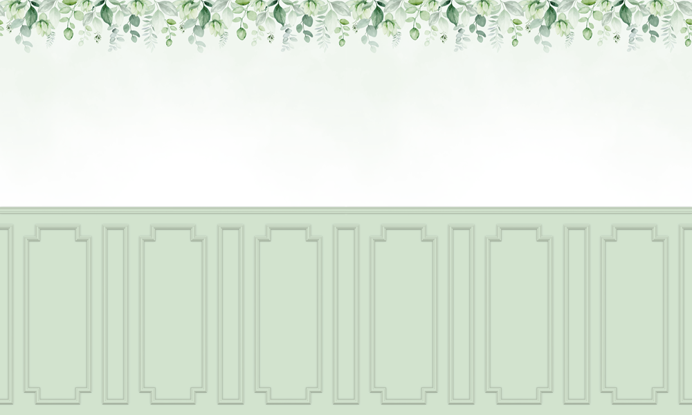 Painel de Parede Adesivo Boiserie Folhagens