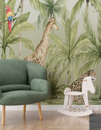 KIT DE 10 ROLOS - 3,00m x 50cm - Painel de Parede Adesivo Savana Aquarela