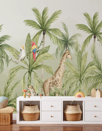 KIT DE 10 ROLOS - 3,00m x 50cm - Painel de Parede Adesivo Savana Aquarela