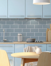 Papel de Parede Adesivo Brick Metro Frost