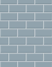 Papel de Parede Adesivo Brick Metro Frost