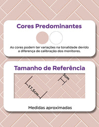 Papel de Parede Adesivo Brick ZigZag Blush