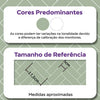 KIT DE 7 ROLOS - 1,00m x 50cm - Papel de Parede Adesivo Brick ZigZag Menta